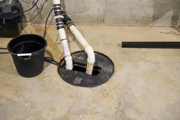 Basement Drainage Installation in Charleston